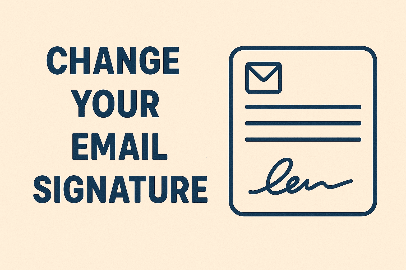 How to Change Your Email Signature in Outreach