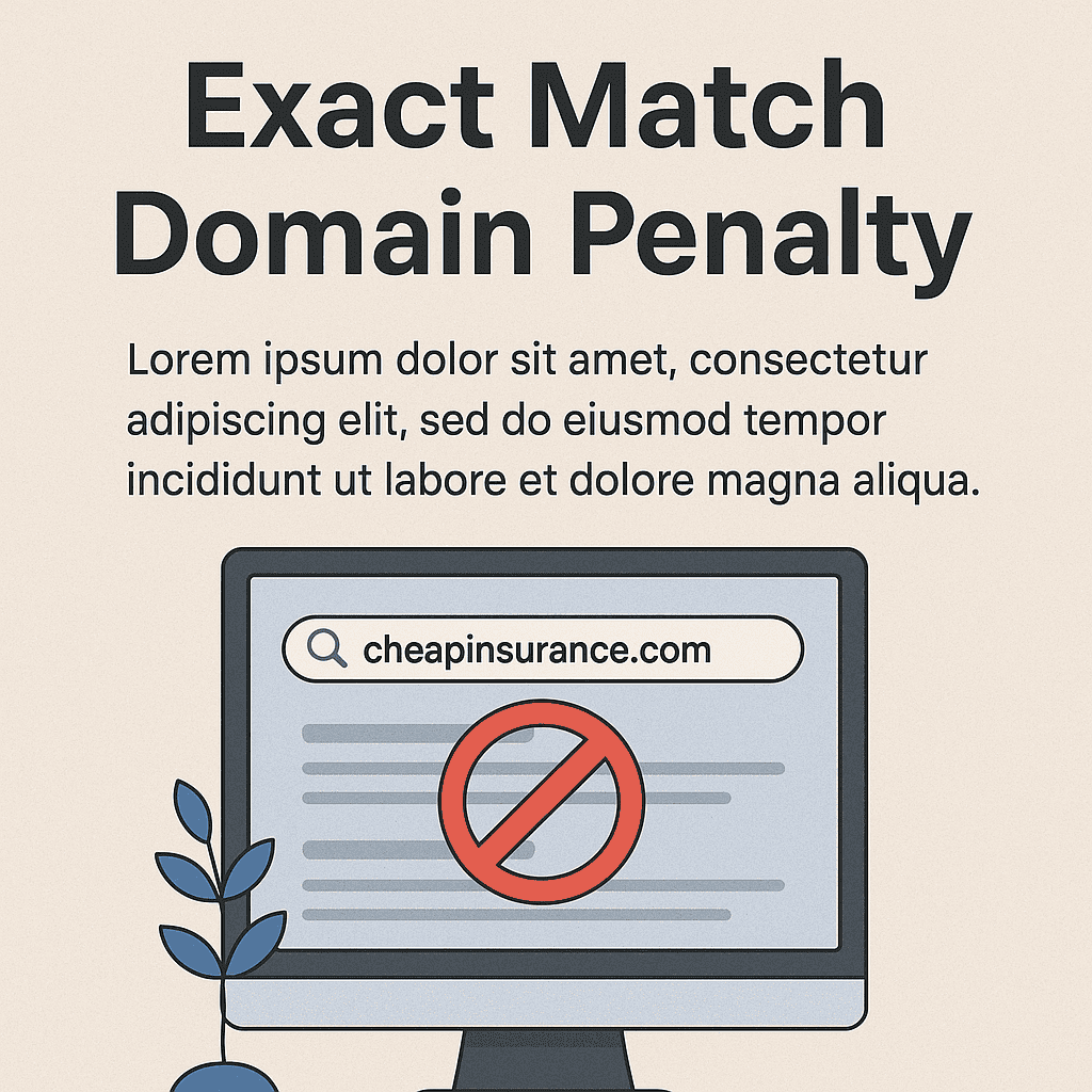 Exact Match Domain Penalty: What It Is & How to Avoid It