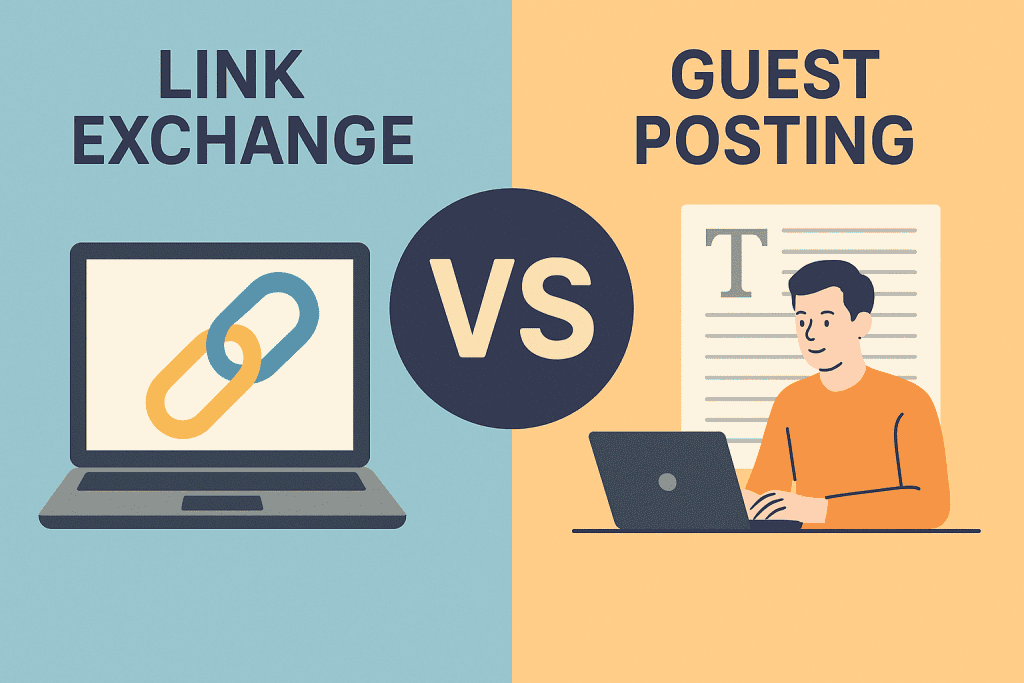 Link Exchange vs Guest Posting